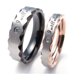Vacker Design Färgglans Pålitligt Rykte Titanring