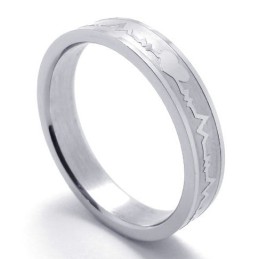 Elegant Form Färgbriljans Kungen Av Kvalitet Titanring