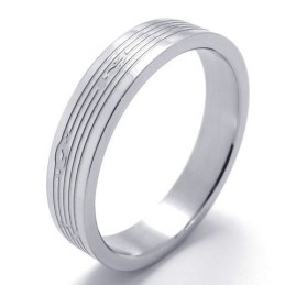 Skicklig Design, Färgglans, Världsomspännande Känd Titanring