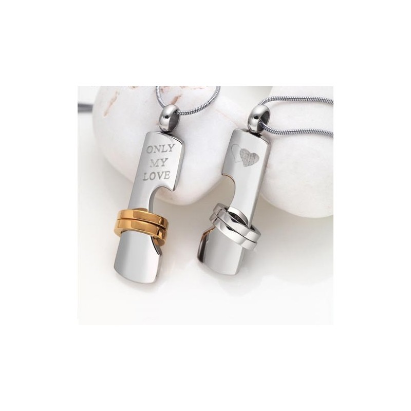 Only My Love Sweetheart Titanhalsband Hänge