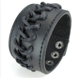 Skicklig Tillverkning Fina Färger Tillförlitlig Kvalitet Titan Läderarmband