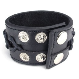 Skicklig Tillverkning Fina Färger Tillförlitlig Kvalitet Titan Läderarmband