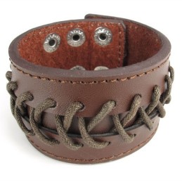 Skicklig Tillverkning Fina Färger Tillförlitlig Kvalitet Titan Läderarmband
