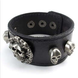 Skicklig Tillverkning Fina Färger Tillförlitlig Kvalitet Titan Läderarmband
