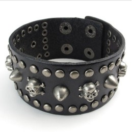 Sofistikerad Teknik Fina Färger Utmärkt Titanläderarmband