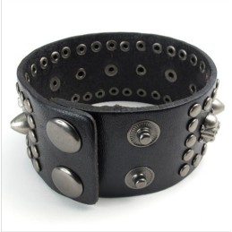 Sofistikerad Teknik Fina Färger Utmärkt Titanläderarmband