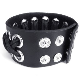 Skicklig Tillverkning Fina Färger Tillförlitlig Kvalitet Titan Läderarmband