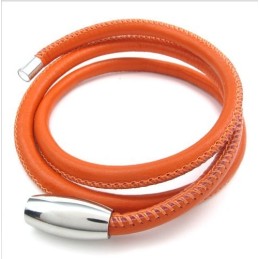Skicklig Design, Delikata Färger, Utmärkt Titanläderhalsband