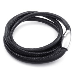 Skicklig Design, Delikata Färger, Utmärkt Titanläderhalsband