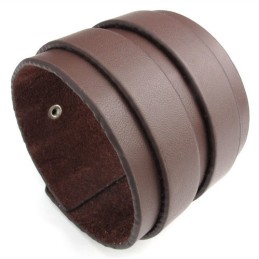 Skicklig Tillverkning Fina Färger Tillförlitlig Kvalitet Titan Läderarmband