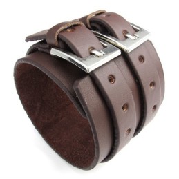 Skicklig Tillverkning Fina Färger Tillförlitlig Kvalitet Titan Läderarmband