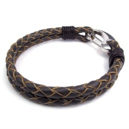 Skicklig Design, Delikata Färger, Utmärkt Kvalitet, Armband I Titanläder