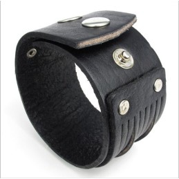 Skicklig Tillverkning Fina Färger Tillförlitlig Kvalitet Titan Läderarmband