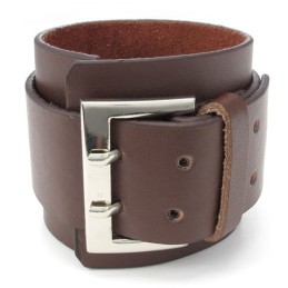 Skicklig Tillverkning Fina Färger Tillförlitlig Kvalitet Titan Läderarmband