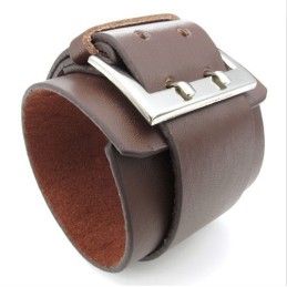 Skicklig Tillverkning Fina Färger Tillförlitlig Kvalitet Titan Läderarmband