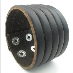 Skicklig Tillverkning Fina Färger Tillförlitlig Kvalitet Titan Läderarmband
