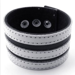 Skicklig Tillverkning Fina Färger Tillförlitlig Kvalitet Titan Läderarmband