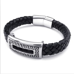 Skicklig Design, Delikata Färger, Pålitligt Titanläderarmband Av Hög Kvalitet