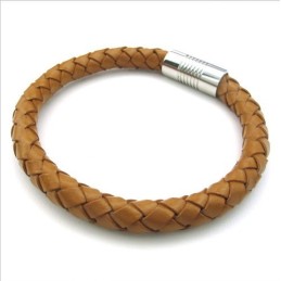 Skicklig Design, Delikata Färger, Utmärkt Kvalitet, Armband I Titanläder