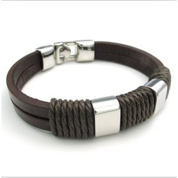 Skicklig Design, Delikata Färger, Pålitligt Titanläderarmband Av Hög Kvalitet