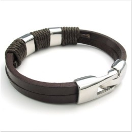 Skicklig Design, Delikata Färger, Pålitligt Titanläderarmband Av Hög Kvalitet
