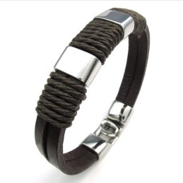 Skicklig Design, Delikata Färger, Pålitligt Titanläderarmband Av Hög Kvalitet