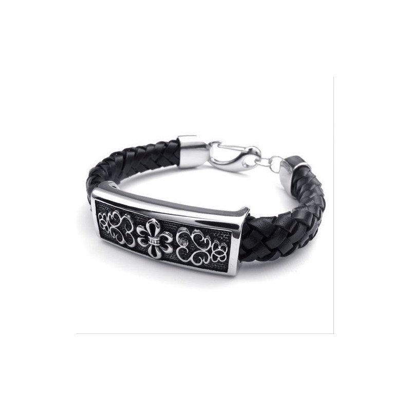 Trendiga Mönster, Fina Färger, Utmärkt Titanläderarmband Trendiga Mönster, Fina Färger, Utmärkt Titanläderarmband