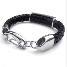Trendiga Mönster, Fina Färger, Utmärkt Titanläderarmband