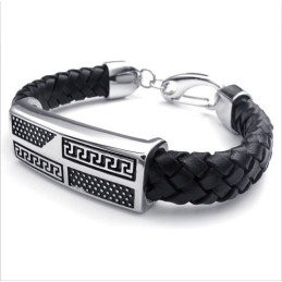 Skicklig Design, Fina Färger, Överlägsen Titanläderarmband