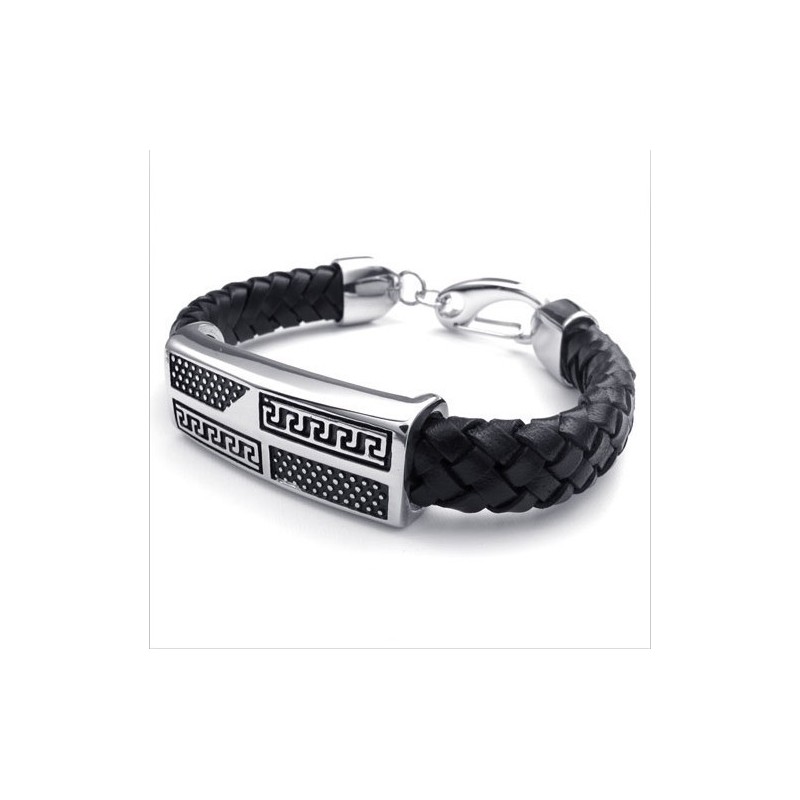 Skicklig Design, Fina Färger, Överlägsen Titanläderarmband Skicklig Design, Fina Färger, Överlägsen Titanläderarmband