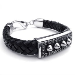 Skicklig Design, Delikata Färger, Pålitligt Titanläderarmband Av Hög Kvalitet