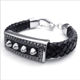 Skicklig Design, Delikata Färger, Pålitligt Titanläderarmband Av Hög Kvalitet