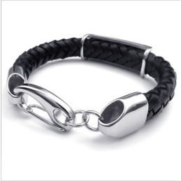 Attraktiv Design, Delikata Färger, Utmärkt Kvalitet, Titanläderarmband