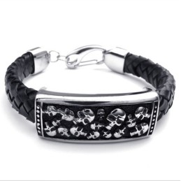 Skicklig Design, Delikata Färger, Pålitligt Titanläderarmband Av Hög Kvalitet
