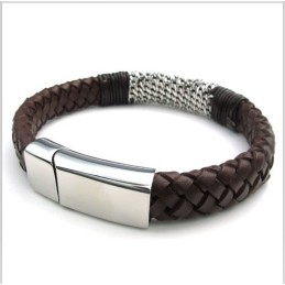 Skicklig Design, Delikata Färger, Pålitligt Titanläderarmband Av Hög Kvalitet