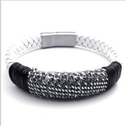 Modern Design, Delikata Färger, Pålitligt Titanläderarmband Av Hög Kvalitet