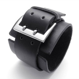Skicklig Tillverkning Fina Färger Tillförlitlig Kvalitet Titan Läderarmband