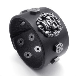 Attraktiv Design, Fina Färger, Pålitlig Kvalitet, Titanläderarmband