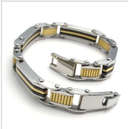 Skicklig Tillverkning Färgbriljans Utmärkt Kvalitet Titanarmband