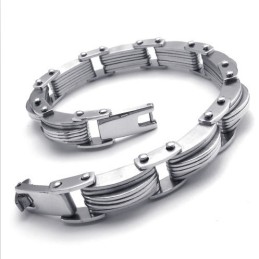 Skicklig Tillverkning Färgbriljans Tillförlitlig Kvalitet Titanarmband