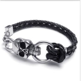 Skicklig Design, Delikata Färger, Stabilt Titanläderarmband Av Hög Kvalitet