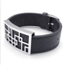 Attraktiv Design, Delikata Färger, Pålitligt Titanläderarmband Av Hög Kvalitet