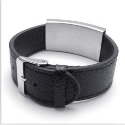 Attraktiv Design, Delikata Färger, Pålitligt Titanläderarmband Av Hög Kvalitet