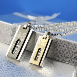 Fashion Score Älskling Älskare Titan Halsband Hängen