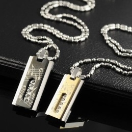 Fashion Score Älskling Älskare Titan Halsband Hängen