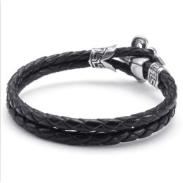 Skicklig Design, Delikata Färger, Utmärkt Titanläderarmband