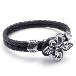 Skicklig Design, Delikata Färger, Utmärkt Titanläderarmband