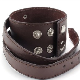 Skicklig Tillverkning Fina Färger Tillförlitlig Kvalitet Titan Läderarmband