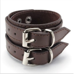 Skicklig Tillverkning Fina Färger Tillförlitlig Kvalitet Titan Läderarmband