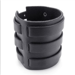 Skicklig Tillverkning Fina Färger Tillförlitlig Kvalitet Titan Läderarmband